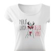 Tričko dámské Classic  |  Nebuď lama, dej si víno (Barva – Tričko Classic dámské Bílá, Velikost 2XL)