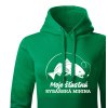 Dámská mikina s kapucí  |  Šťastná rybářská mikina