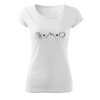 Tričko dámské Classic  |  Kolo + hory = láska