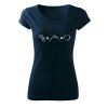 Tričko dámské Classic  |  Kolo + hory = láska