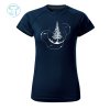Funkční tričko dámské Sport  |  Silueta stromu  (Barva – Tričko Sport dámské Bílá, Velikost 2XL)