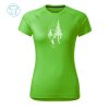 Funkční tričko dámské Sport  |  Stromy (Barva – Tričko Sport dámské Bílá, Velikost 2XL)