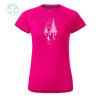 Funkční tričko dámské Sport  |  Stromy (Barva – Tričko Sport dámské Bílá, Velikost 2XL)
