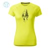 Funkční tričko dámské Sport  |  Stromy (Barva – Tričko Sport dámské Bílá, Velikost 2XL)