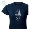 Funkční tričko dámské Sport  |  Stromy (Barva – Tričko Sport dámské Bílá, Velikost 2XL)