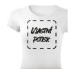 Tričko dámské Comfort  |  Vlastní potisk  (Barva – Tričko Comfort dámské Bílá, Velikost 2XL)