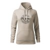 Dámská mikina s kapucí  |  Narozeninové – Frajerka (Barva – Mikina s kapucí dámská Bílá, Velikost 2XL)