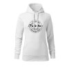 Dámská mikina s kapucí  |  Narozeninové – Frajerka (Barva – Mikina s kapucí dámská Bílá, Velikost 2XL)