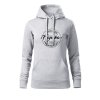 Dámská mikina s kapucí  |  Narozeninové – Frajerka (Barva – Mikina s kapucí dámská Bílá, Velikost 2XL)