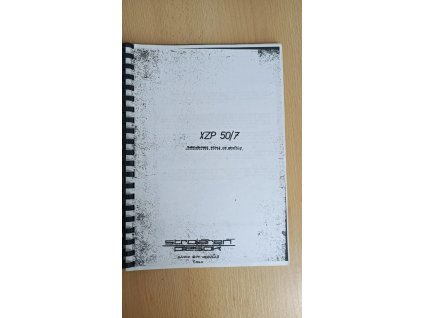 Dokumentace k zakružovačce profilů XZP 50 7