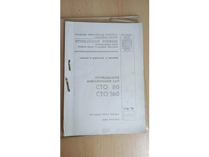 Dokumentace na ohraňavací lisy CTO 80, CTO 160