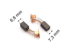 022 uhlíkové kartáče 6,8 x 7,3 mm