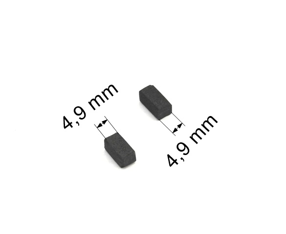 052 uhlíkové kartáče 4,9 x 4,9 mm