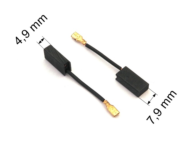 058 uhlíkové kartáče 4,9 x 7,9 mm