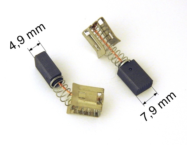 083 uhlíkové kartáče 4,9 x 7,9 mm