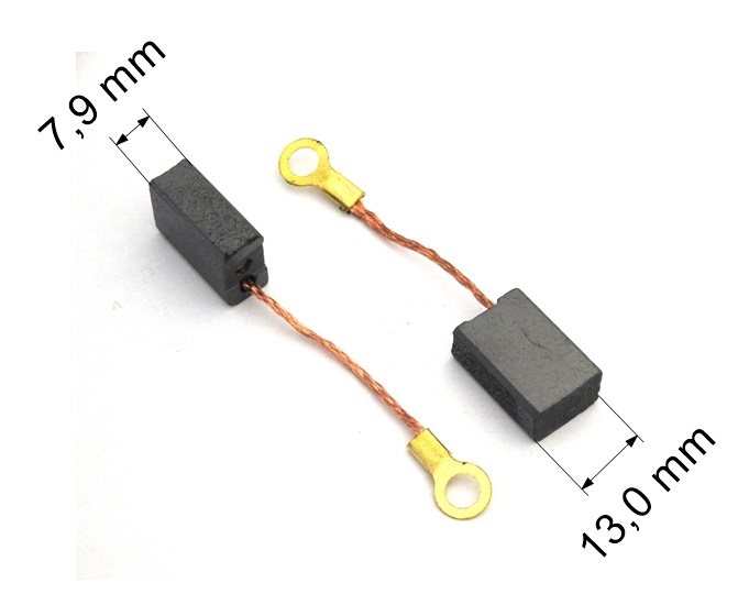 228 uhlíkové kartáče 7,9 x 13 mm