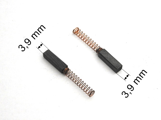 051 uhlíkové kartáče 3,9 x 3,9 mm