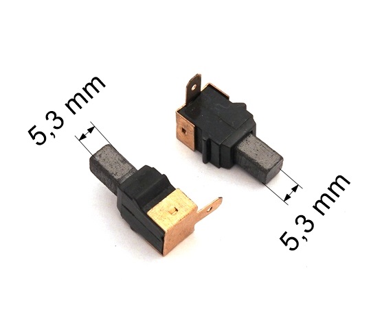 367 uhlíkové kartáče 5,3 x 5,3 mm