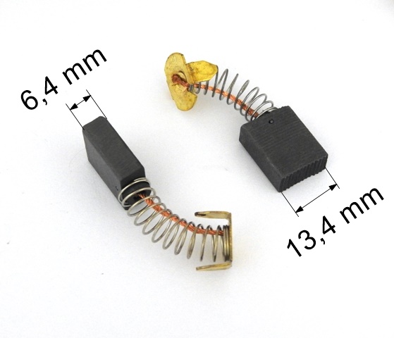 008 uhlíkové kartáče 6,4 x 13,4 mm