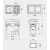 DKLD DZ04 4P vypinac spinac AC250V 8A F