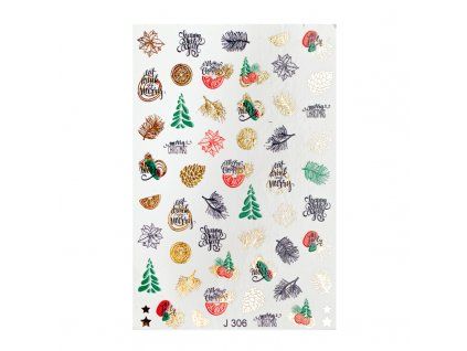 Water decal sticker Be merry 1