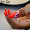 oval clear ab navette pink ab