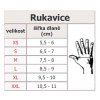 tabulka velikosti rukavice 0