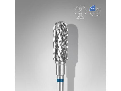 staleks karbidovy brusny nastavec zaobleny cylinder blue ft30b05013