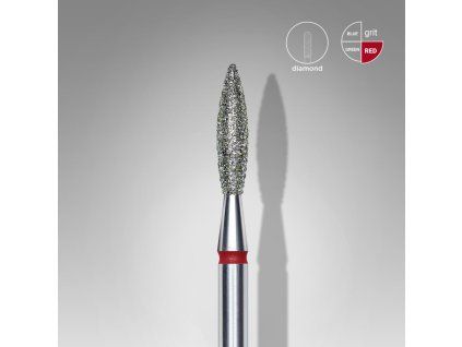 staleks diamantovy brusny nastavec flame red fa10r02310