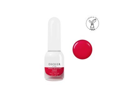 green reactive vegan nail polish didier lab wild fire 10ml