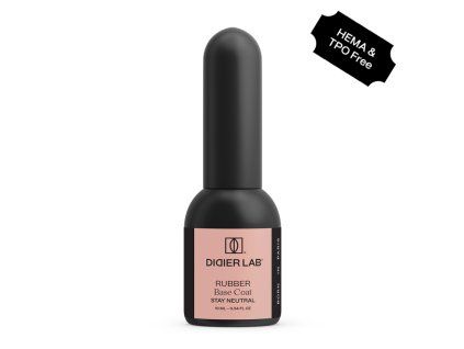 gel polish rubber base coat light rose 10ml