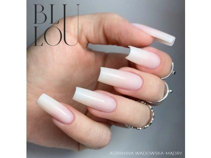 blulou milky finish top gel no wipe 9ml 02