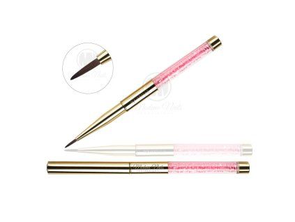 stetec nail art s krystaly aquarelle 2 gold