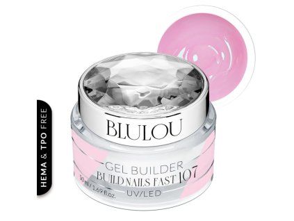blulou build nails fast 50ml 107