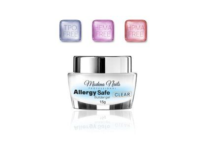 allergy safe builder gel clear 15g