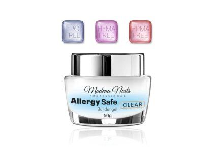 modena allergy safe builder gel clear 50g
