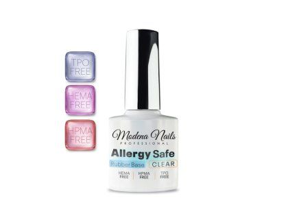 modena allergy safe rubber base clear 73ml