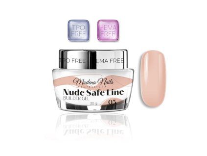 modena nude safe line builder gel 30g 03