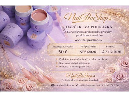 Darčeková poukažka nailproshop
