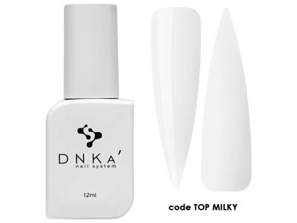 deliashop sk dnka top coat milky 12ml