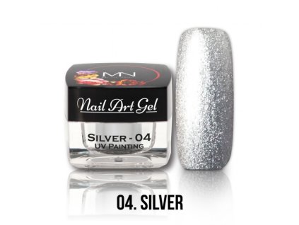 UV Painting Nail Art Gel 04 Silver