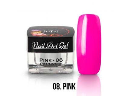 UV Painting Nail Art Gel 08 Pink 2
