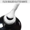 MN Gel Polish Flexi Builder Glitter White Ecsetes