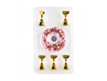 HOLDER na Nail Art růžový