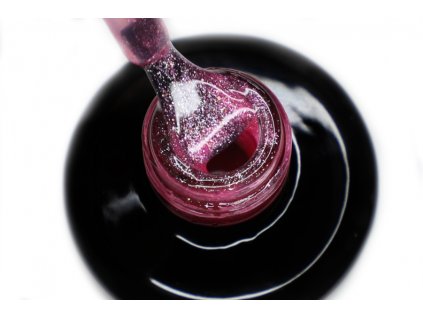Ružový gel lak, perletový gel polish