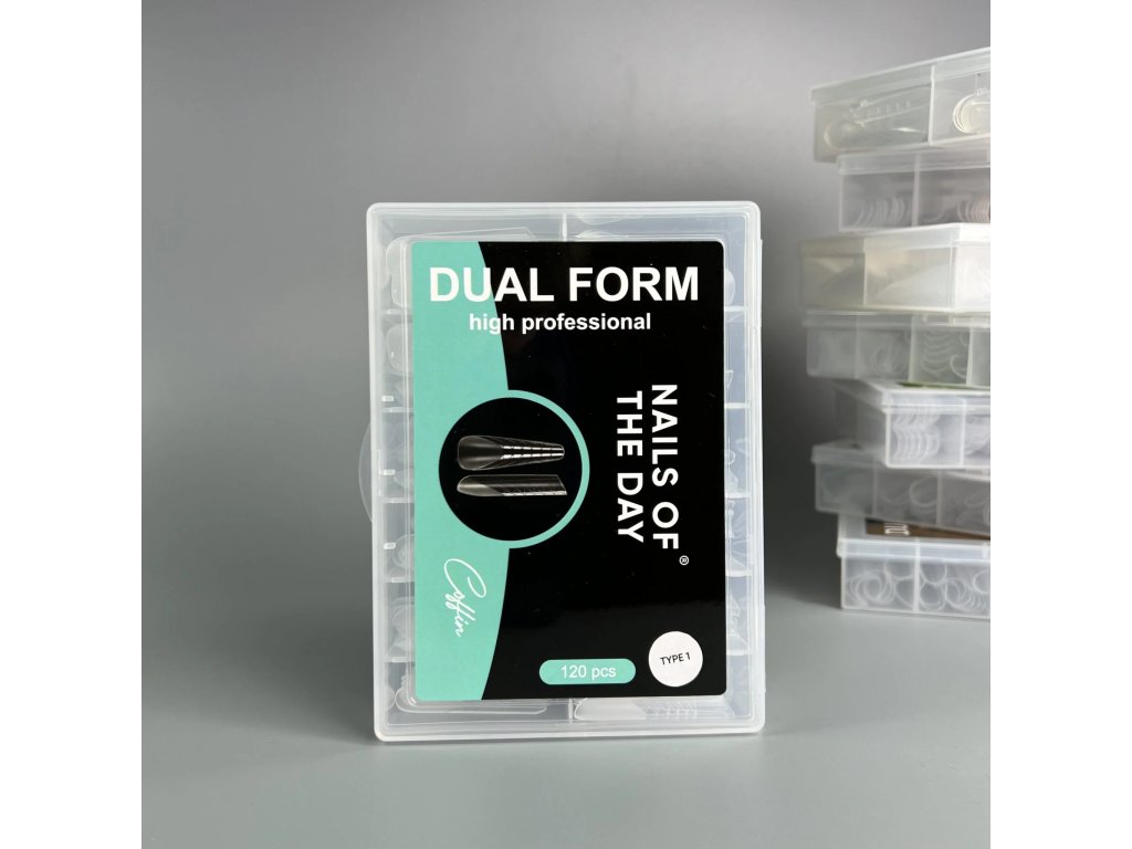 NAILSOFTHEDAY Dual Form Coffin (Type1), 120 pcs