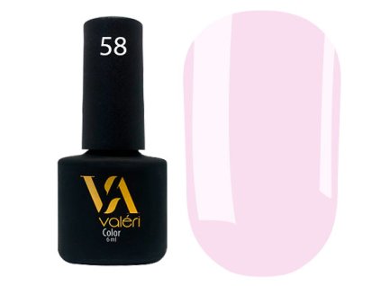 Color Gel Polish VALERI 58, 6 ml