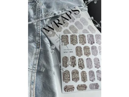 Vodní samolepky Slidiz for manicure Wraps - 04