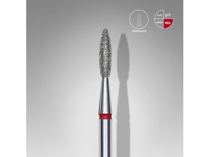 Staleks Diamond Drill Bit - "flame" red - FA10R021/8