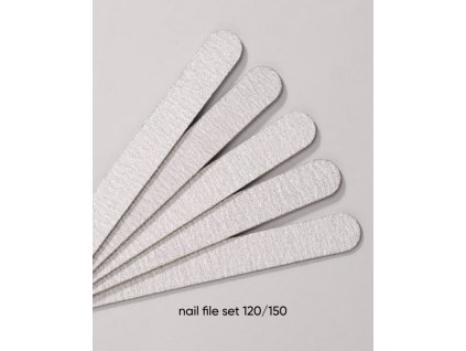 DARK Disposable Nail File Set, 50 pcs (120/150 Grit)